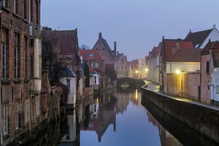Framed Print : Atmospheric Bruges Framed Print : Atmospheric Bruges