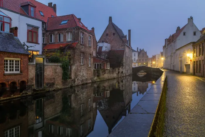 Framed Print : Atmospheric Bruges Framed Print : Atmospheric Bruges