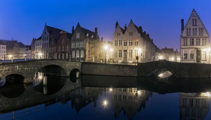 Framed Print : Atmospheric Bruges Framed Print : Atmospheric Bruges