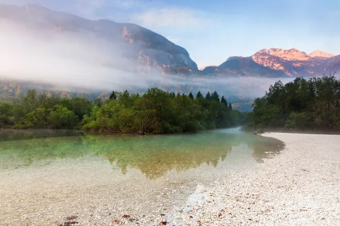 Framed Print : Atmospheric Lake Bohinj