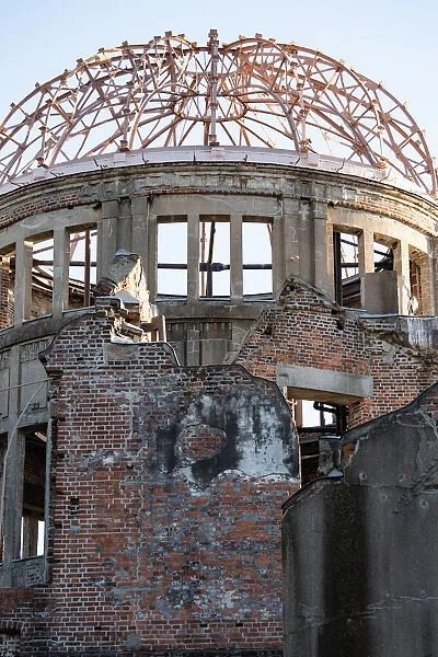 Atomic Bomb Dome in Hiroshima city of Japan