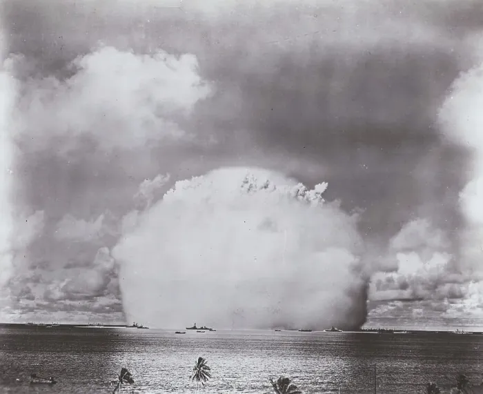 Framed Print : Atomic Cloud Spreading Through Air Framed Print : Atomic Cloud Spreading Through Air