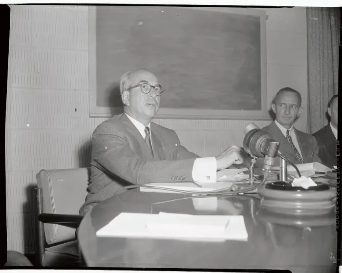 Framed Print : Atomic Energy Meeting Attendees at Conference Table Framed Print : Atomic Energy Meeting Attendees at Conference Table