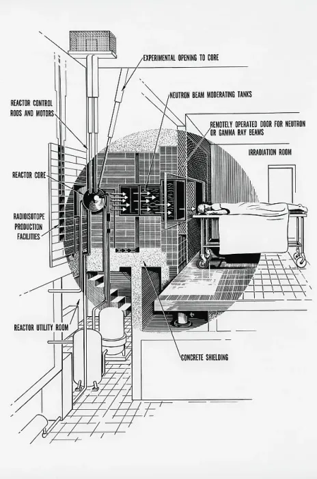 Framed Print : Atomic Medical Reactor Framed Print : Atomic Medical Reactor