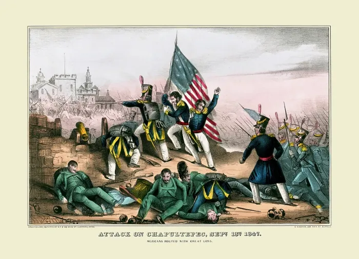 Framed Print : Attack on Chapultepec, Sept. 13th 1847 Framed Print : Attack on Chapultepec, Sept. 13th 1847