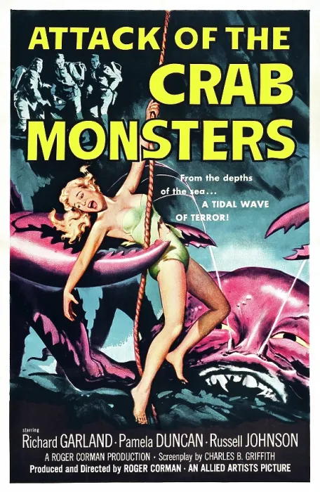Framed Print : Attack of the Crab Monsters Framed Print : Attack of the Crab Monsters
