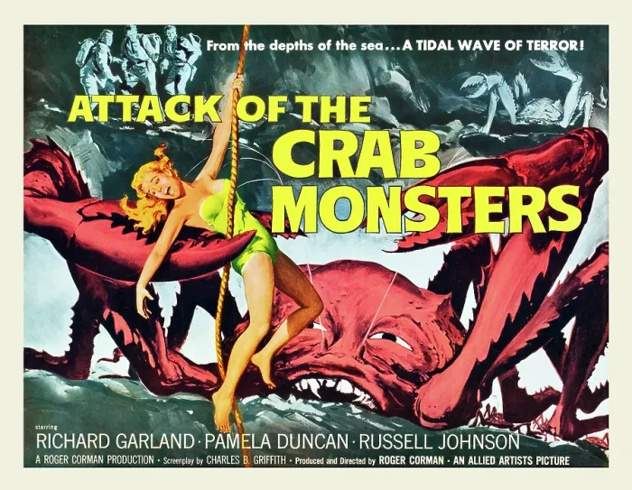 Framed Print : Attack of the Crab Monsters 'B Framed Print : Attack of the Crab Monsters 'B