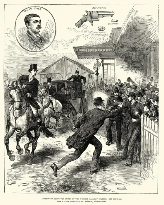 Framed Print : Attempted Assassination of Queen Victoria by Roderick Maclean 18 Framed Print : Attempted Assassination of Queen Victoria by Roderick Maclean 18
