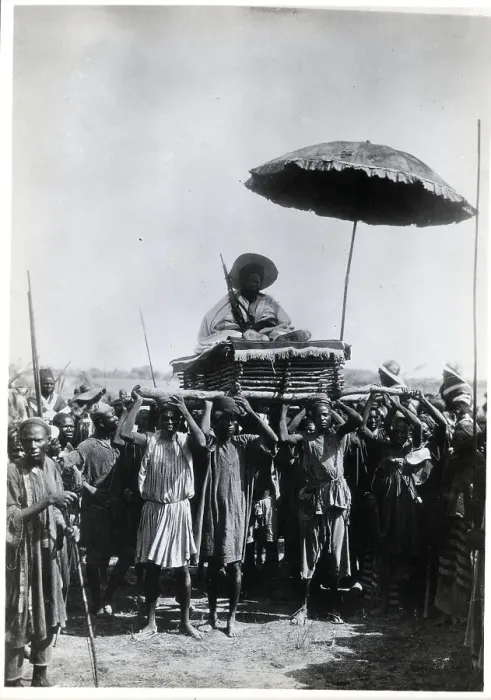 Framed Print : Attendants Carry Sultan Of Mendif Framed Print : Attendants Carry Sultan Of Mendif