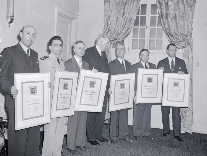 Framed Print : Attendees of Inter-American Safety Council Framed Print : Attendees of Inter-American Safety Council