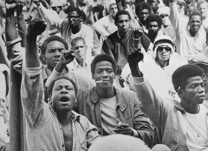Framed Print : Attica Inmates Raising Fists in Unison During Riot Framed Print : Attica Inmates Raising Fists in Unison During Riot
