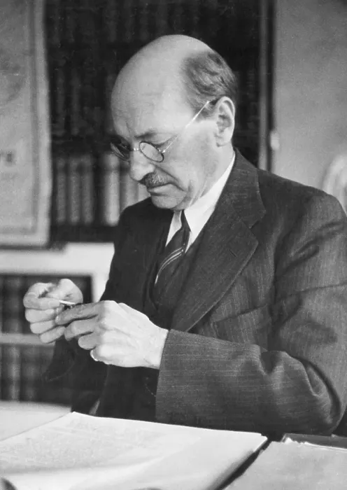 Framed Print : Attlee Prepares A Pipe Framed Print : Attlee Prepares A Pipe