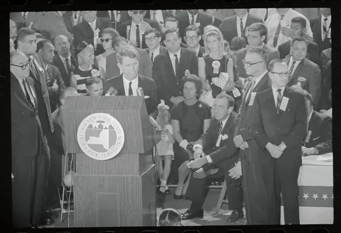 Framed Print : Attorney General Robert F. Kennedy Giving Acceptance Speech at New York State Democratic Convention 1964 Framed Print : Attorney General Robert F. Kennedy Giving Acceptance Speech at New York State Democratic Convention 1964
