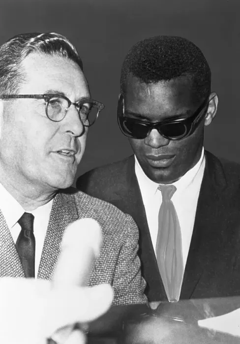 Framed Print : Attorney Speaks For Ray Charles Framed Print : Attorney Speaks For Ray Charles