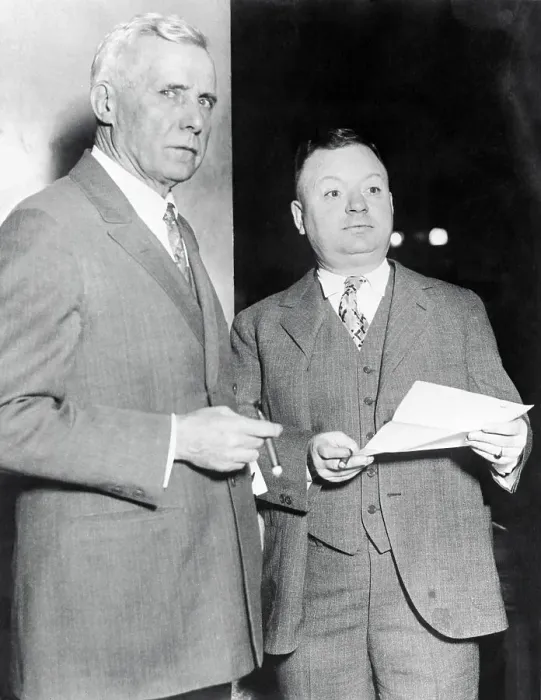 Framed Print : Attorneys James Reed and Richard Higgins Together
