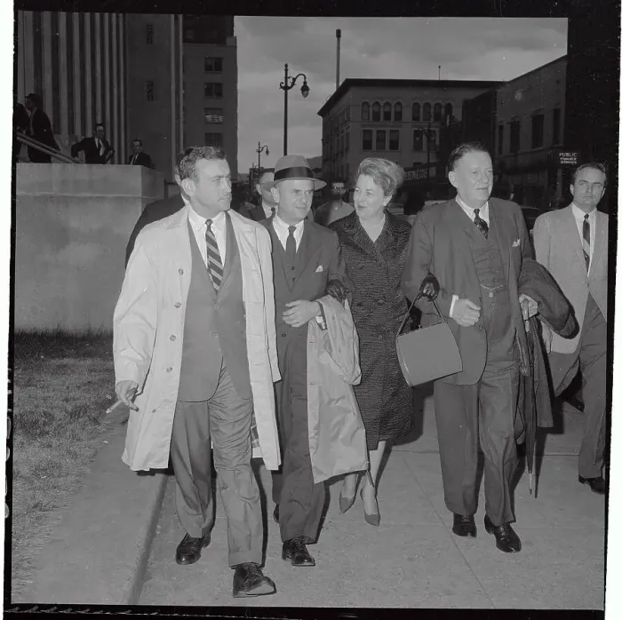 Framed Print : Attorneys Walking Outside of Courthouse Framed Print : Attorneys Walking Outside of Courthouse