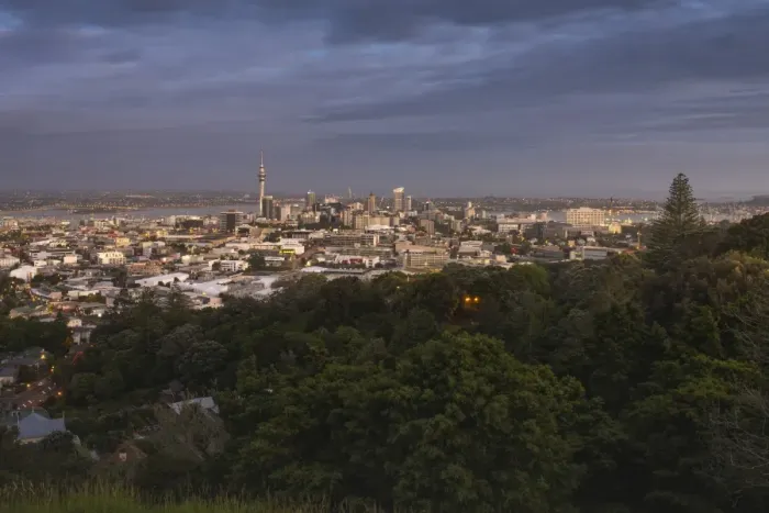 Framed Print : Auckland city center
