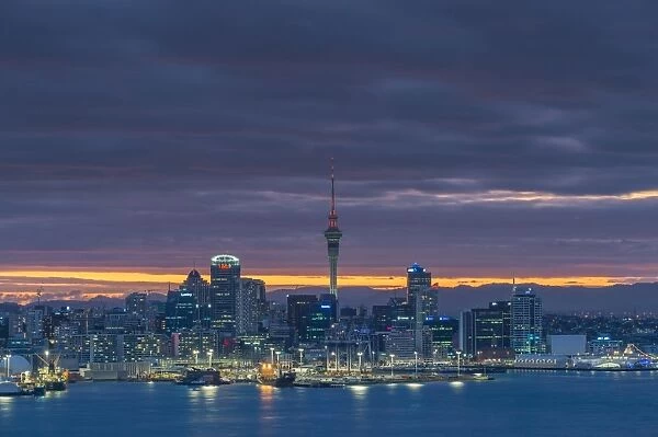 Auckland city night view