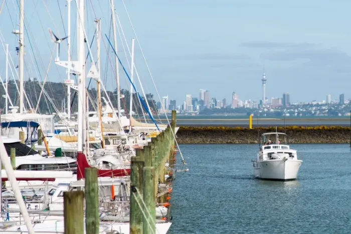 Framed Print : Auckland Harbour sailing Framed Print : Auckland Harbour sailing