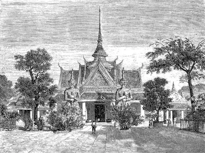 Framed Print : Audience Hall of the King of Siam, Bangkok, Thailand, Historic, digitally restored reproduction of a 19th century original, exact original date unknown Framed Print : Audience Hall of the King of Siam, Bangkok, Thailand, Historic, digitally restored reproduction of a 19th century original, exact original date unknown