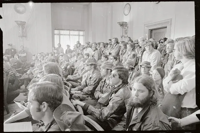 Framed Print : Audience Listening to George McGovern Framed Print : Audience Listening to George McGovern