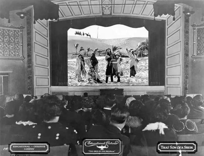 Framed Print : Audience Watching Silent Film Framed Print : Audience Watching Silent Film