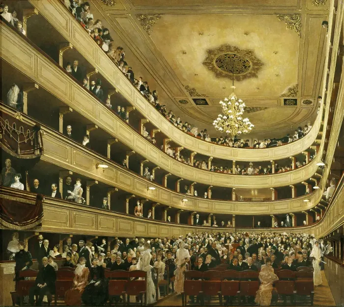 Framed Print : Auditorium in the old Court Theatre Framed Print : Auditorium in the old Court Theatre