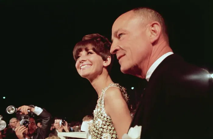 Framed Print : Audrey Hepburn and Ben Gazzara Arriving at Academy Awards Framed Print : Audrey Hepburn and Ben Gazzara Arriving at Academy Awards