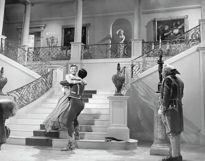 Framed Print : Audrey Hepburn Embracing Jeremy Brett in War and Peace Framed Print : Audrey Hepburn Embracing Jeremy Brett in War and Peace