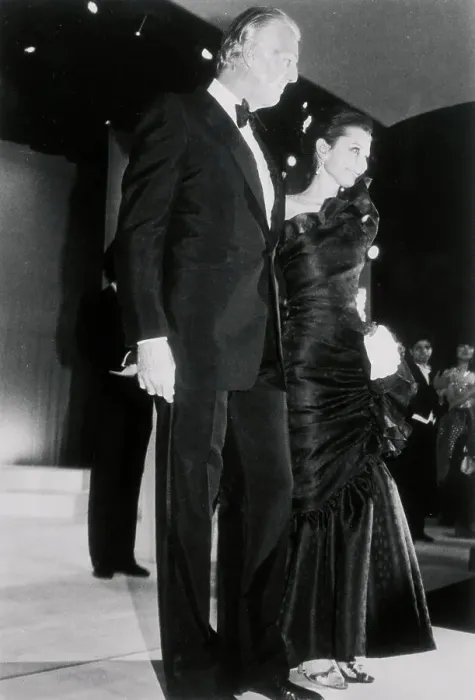 Framed Print : Audrey Hepburn and Hubert De Givenchy in Formal Attire Framed Print : Audrey Hepburn and Hubert De Givenchy in Formal Attire