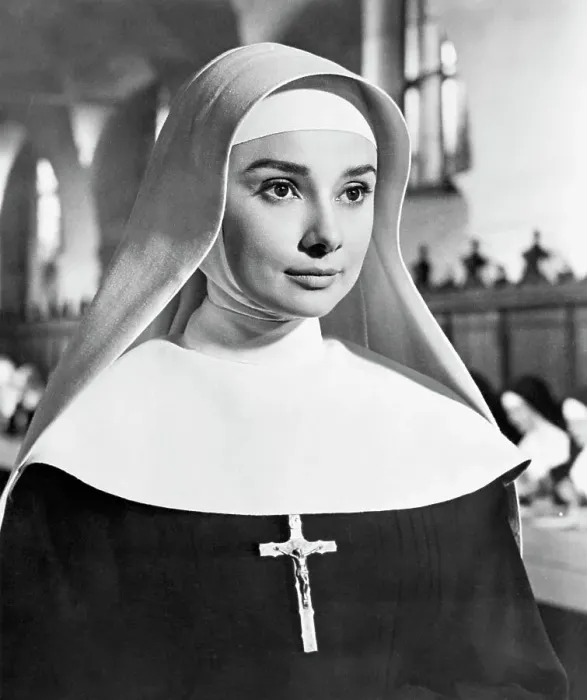 Framed Print : Audrey Hepburn in The Nun's Story