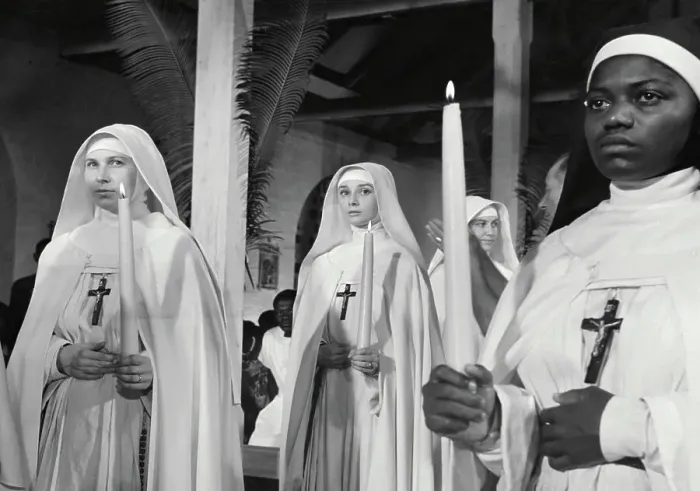 Framed Print : Audrey Hepburn in The Nun's Story