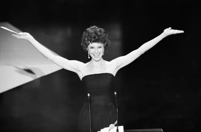 Framed Print : Audrey Hepburn on Stage at Academy Awards Framed Print : Audrey Hepburn on Stage at Academy Awards