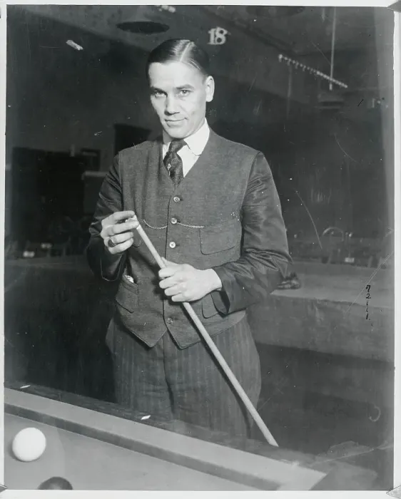 Framed Print : Augie Kiecknefer Playing Billiards Framed Print : Augie Kiecknefer Playing Billiards