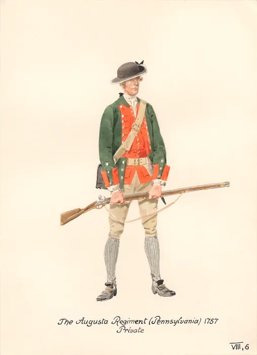 Framed Print : Augusta Regiment Private Framed Print : Augusta Regiment Private