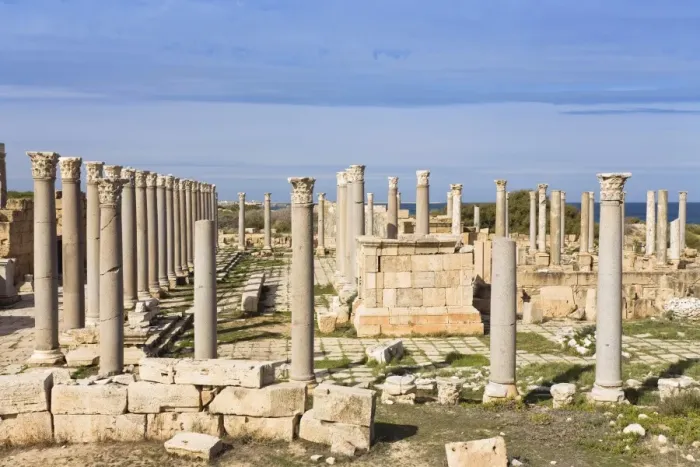 Framed Print : Augustus Temple, Leptis Magna, Libya, Africa Framed Print : Augustus Temple, Leptis Magna, Libya, Africa