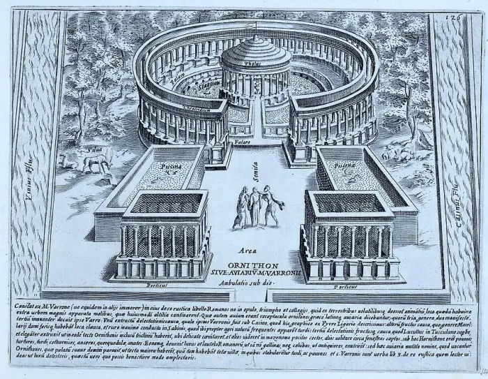 Framed Print : Auiario of Marco Terenzio Varrone, historical Rome, Italy, digital reproduction of an original from the 17th century, original date unknown Framed Print : Auiario of Marco Terenzio Varrone, historical Rome, Italy, digital reproduction of an original from the 17th century, original date unknown
