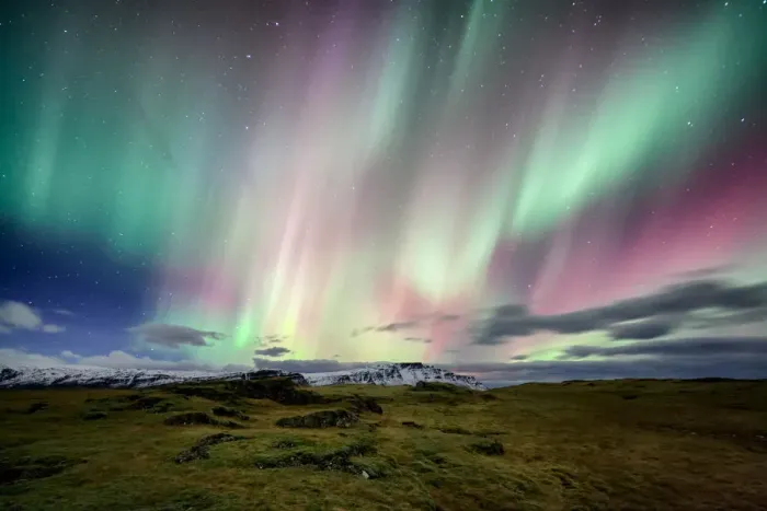 Framed Print : Aurora borealis (northern lights) in Iceland Framed Print : Aurora borealis (northern lights) in Iceland