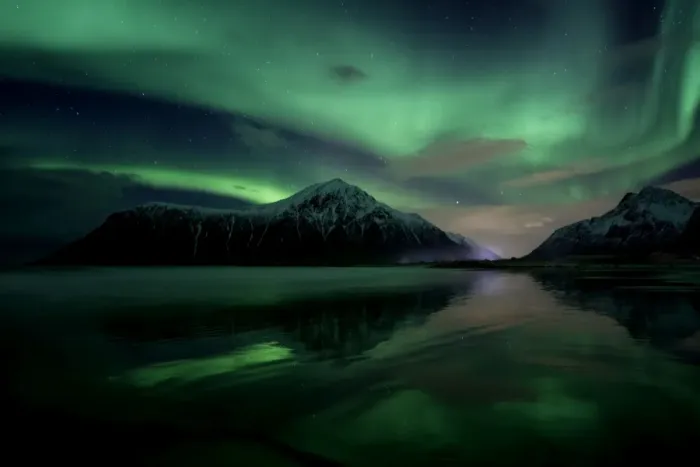 Framed Print : Aurora Borealis in Norway Framed Print : Aurora Borealis in Norway