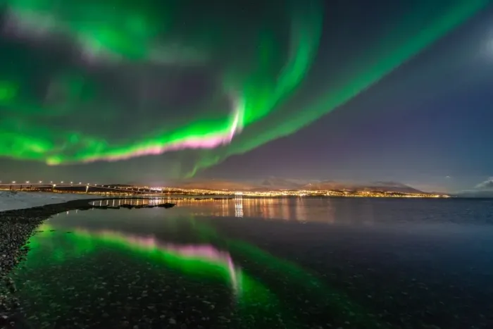 Framed Print : Aurora in Tromso Framed Print : Aurora in Tromso
