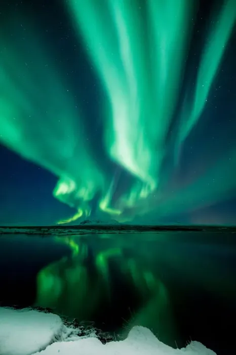 Framed Print : Aurora on white Framed Print : Aurora on white