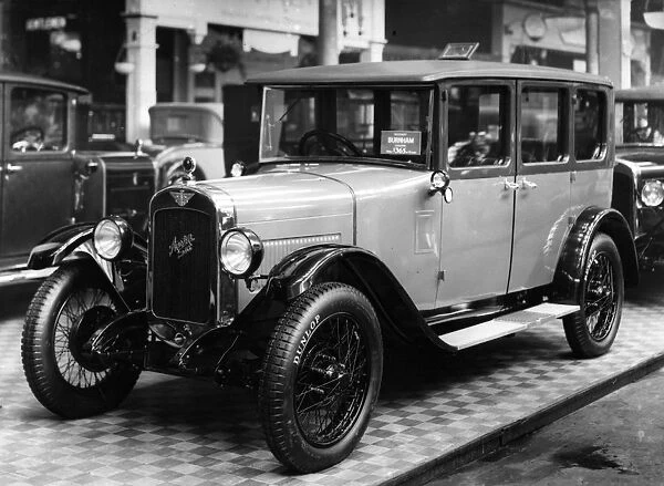 Austin 16. circa 1928: The Austin 16 at the Motor Show