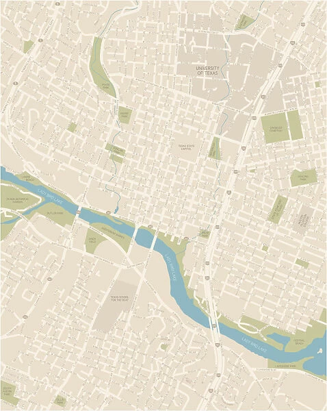 Austin Texas Downtown Area Map