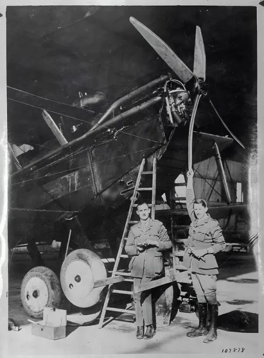 Framed Print : Australian Aviators W.A. Townsend and S. Sydney Cotton Framed Print : Australian Aviators W.A. Townsend and S. Sydney Cotton