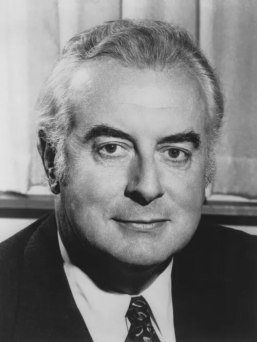 Framed Print : Australian Prime Minister Whitlam Framed Print : Australian Prime Minister Whitlam