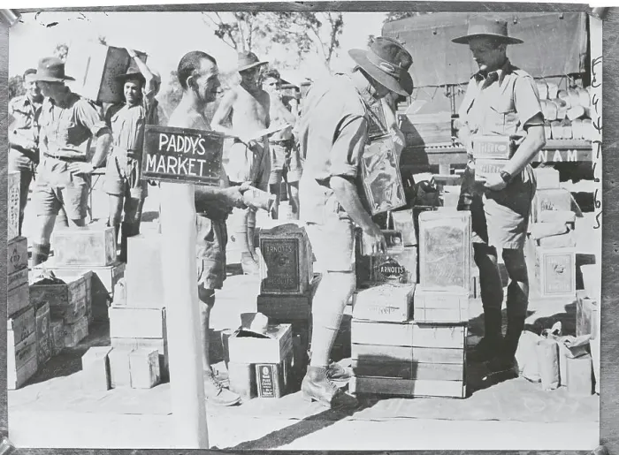 Framed Print : Australian Soldiers Unloading Supplies Framed Print : Australian Soldiers Unloading Supplies