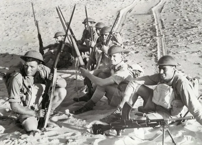 Framed Print : Australian Troops During Battle Maneuvers Framed Print : Australian Troops During Battle Maneuvers