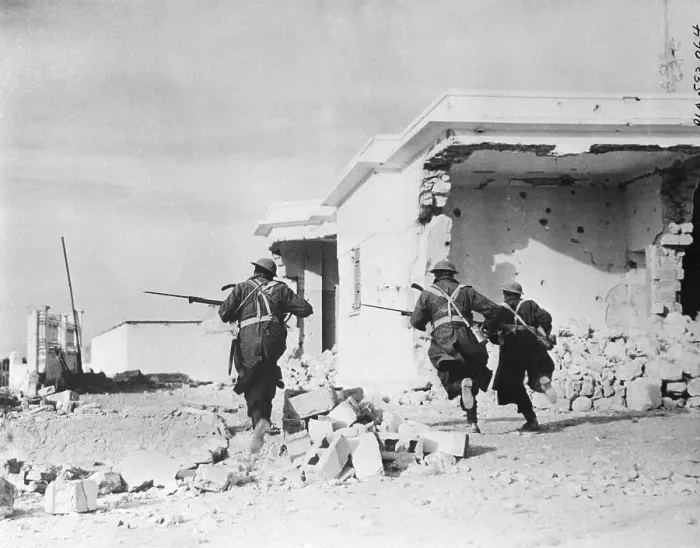 Framed Print : Australians Seize Bardia in North Africa Framed Print : Australians Seize Bardia in North Africa
