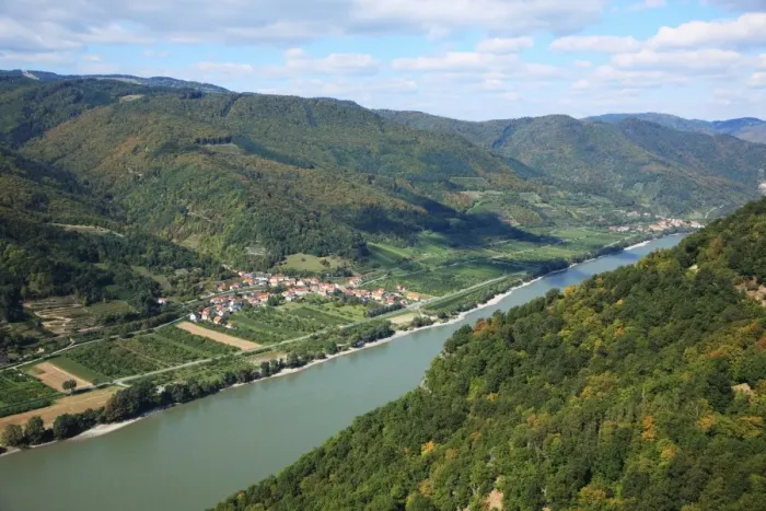 Framed Print : Austria, Wachau, Danube River Framed Print : Austria, Wachau, Danube River