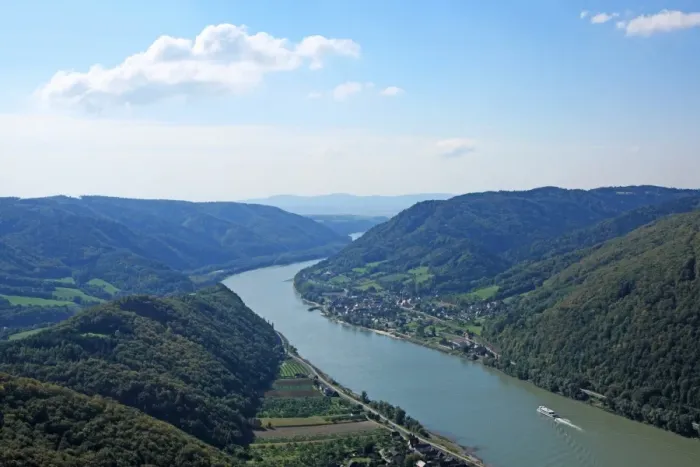 Framed Print : Austria, Wachau, Danube River Framed Print : Austria, Wachau, Danube River